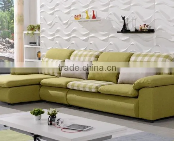 Modern Simple Style Home Use Living Room Fabric Sofa Set KW1221
