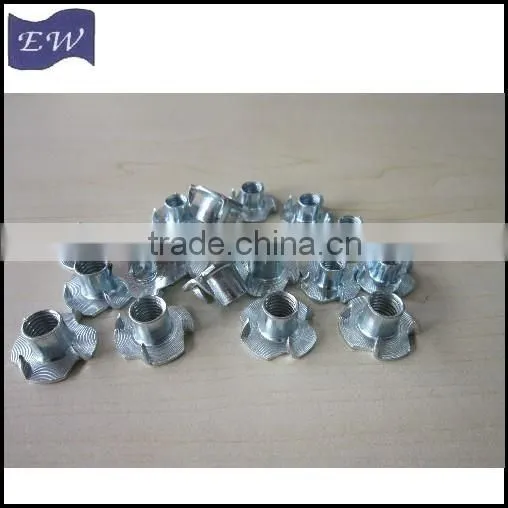 m4 t Nut,furniture Insert t Nuts With 4 Prongs (DIN1624) photo-6