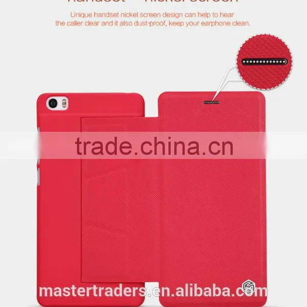 Original NILLKIN Ming Series Stand Holder Flip Wallet PU Leather Case With Card Slot For Xiaomi Note MT-3362 photo-5