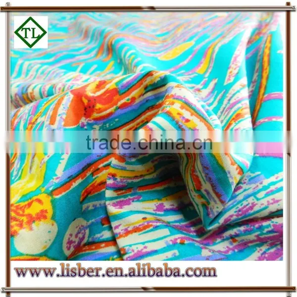 Dyed and Printed Woven Rayon Fabric, Rayon Printed Fabric photo-6