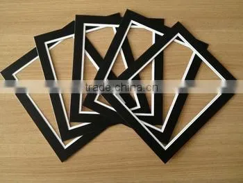 Pre-cut and Dark Color Matboard of Single or Double Layers for Home Decoration photo-5
