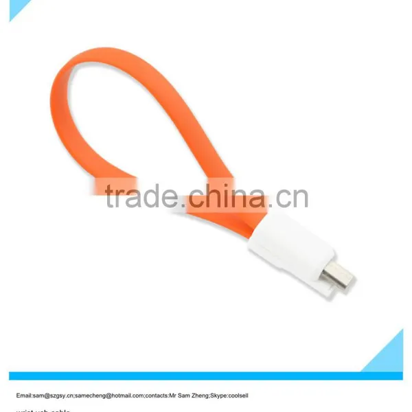 Custom Logo Silicone Bracelet USB Cable photo-4