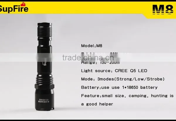 SupFire Bright LED Tactical Flashlight photo-2