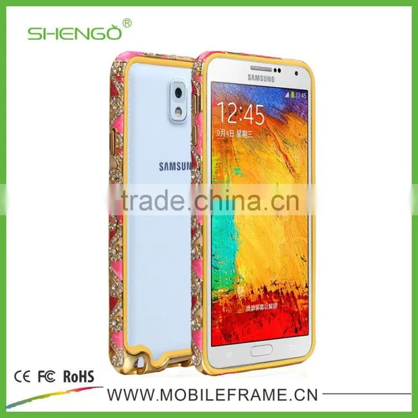 National Flavor Mobile Phone Metal Case/TPU Inlaid Phone Case for Samsung Note3 photo-6