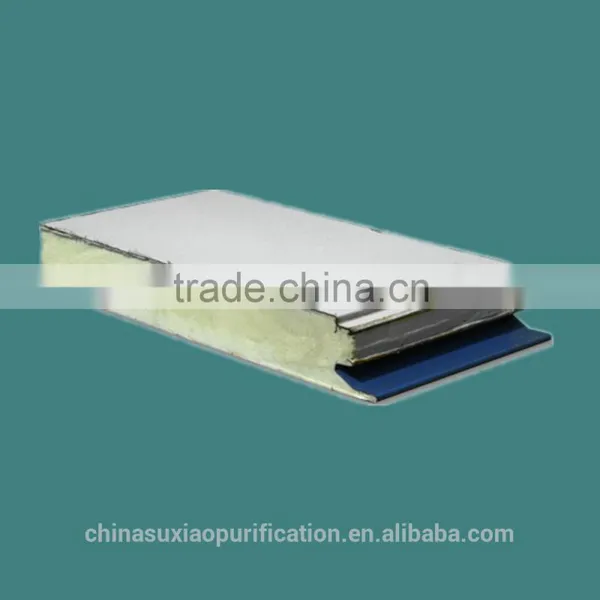 Fire-proof Polyurethane Sandwich Hot Rolled Steel Plate for Air Cleaning Project Price photo-3