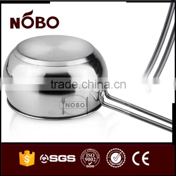 Home Use Stainless Steel Saucepan With Glass Handle photo-4