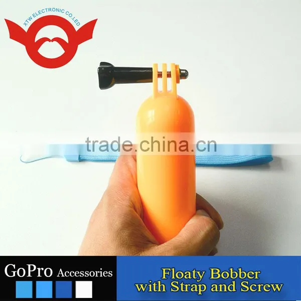 Floaty Bobber With Strap and Screw for Gopro Hero 3+/3/2/1, Yellow & Orange photo-4
