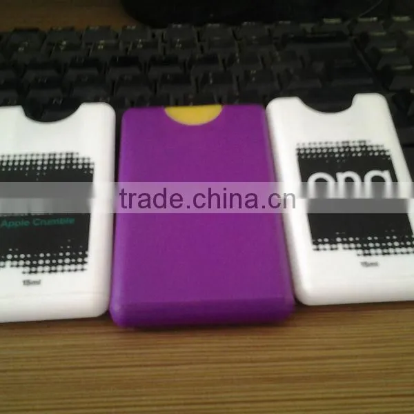 20ML Card Shape Pump Spray Perfume Bottle