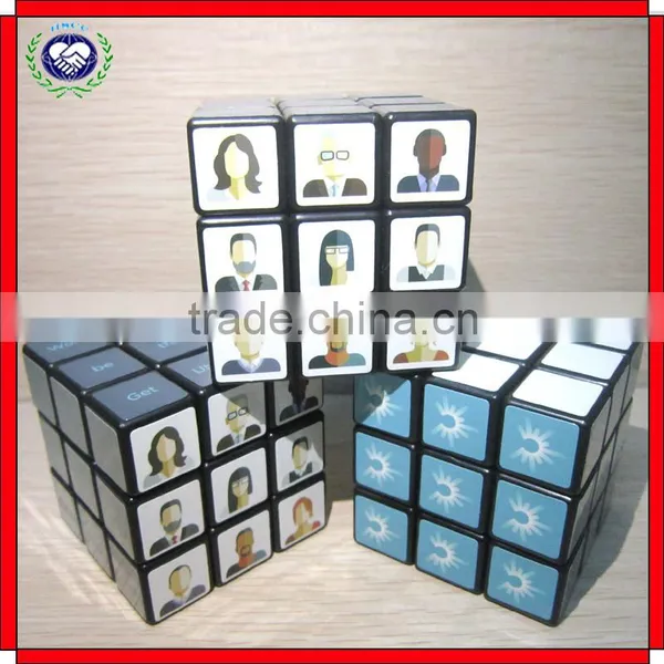 Customized Logo Plastic 3x3x3 5.7cm Square Cube photo-2