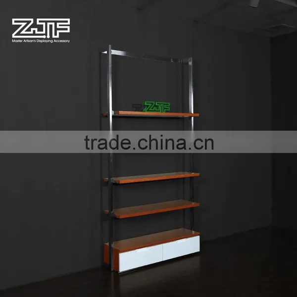 ZJF China Wooden Garment Wall Rack Display photo-3