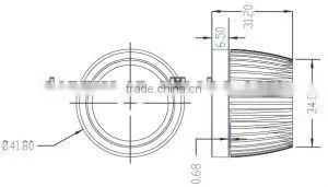 High Quality LED Light Bulb Heat Sink 3w photo-2