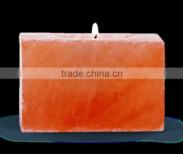 Himalayan Salt T-Light Holder Square 2" x 2" (1 Hole )