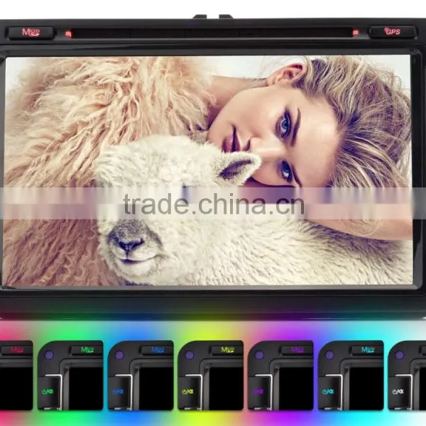 For VW PASSAT SEAT Sharan Multivan T5 Toledo Altea Amarok EOS 8" Car Bluetooth GPS Mp3 Player Navigation photo-3