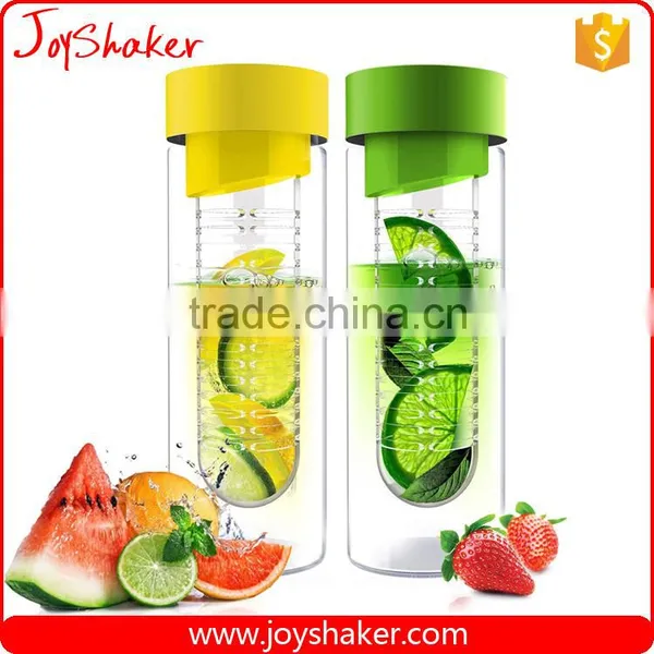 650ML Custom Logo BPA Free Fruit Plastic Infuser Bottle photo-5