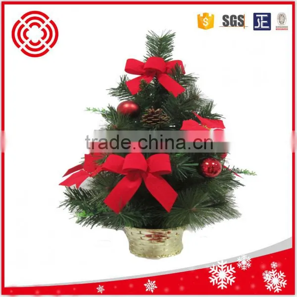 30cm Small Mini Pvc Decorative Christmas Tree photo-6