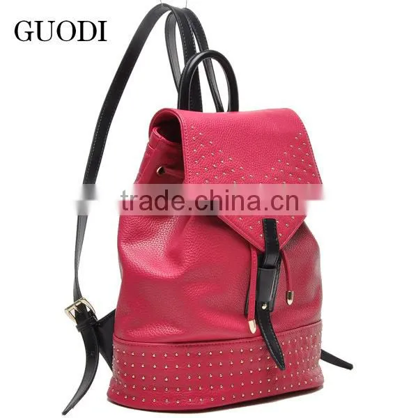 2015 Hot Sell Women Custom Backpack in High Quality photo-2