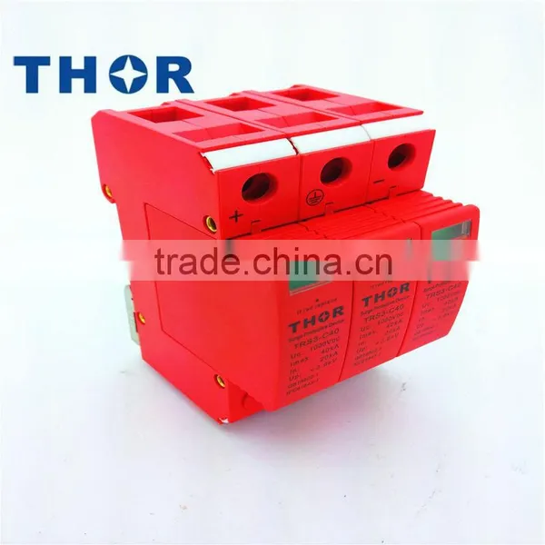 Surge Arrester Lightning Protector DC Power 500v/800v/1000v Surge Protector for CE