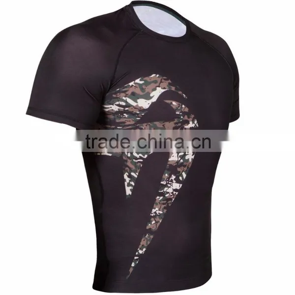 Mma Rash Guard and Mma Short Set With Digital Sublimation photo-2