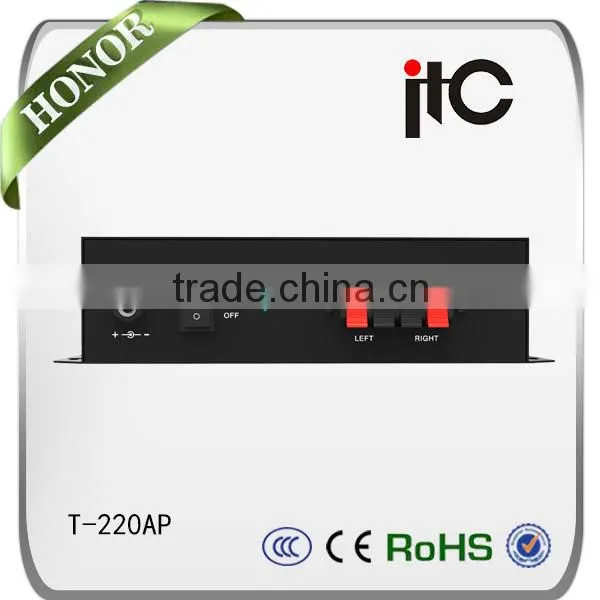 ITC T-221AP 2 Channel 20W Small Style Class D Wall Mounted Speaker Amplifier Quality Choice photo-4
