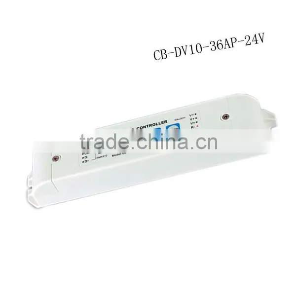 12V/24V 3CH RGB LED Strip 18A Constant Voltage DMX512 Decoder DMX Controller Quality Choice photo-2