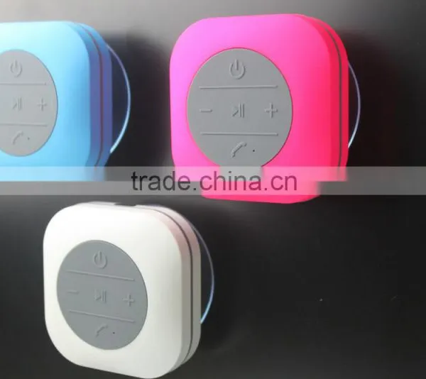 2016 High Quality Protable Bluetooth Speaker Suction, Waterproof Bluetooth Speaker With fm Radio photo-4