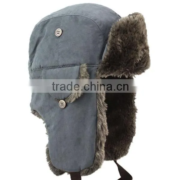 New Design Winter Soft Felt Army Hat Wholesale photo-6