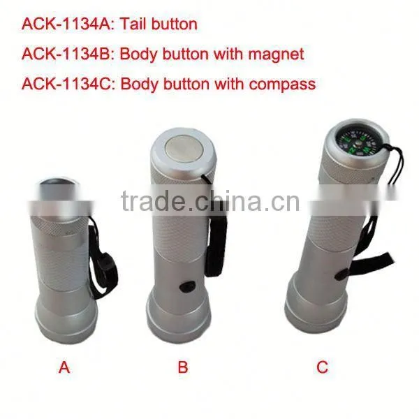 ACK-1134ABC Cheapest Series 1W Bulb LED Light Aluminum Hunting Search Light photo-3