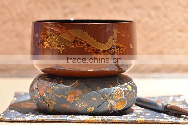Dragon Design Orin Singing Bowl for Buddhist Religious Articles