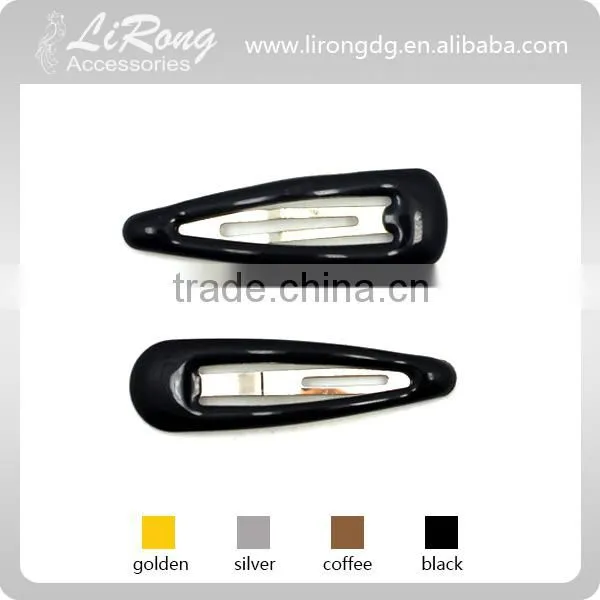 Simple Design Black Snap Clip With Epoxy