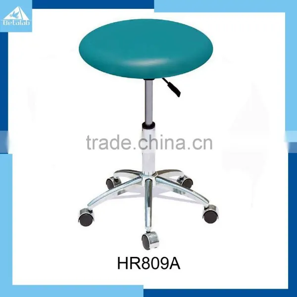 School Metal Adjustable Height Stainless Steel Lab Stool Chair photo-3