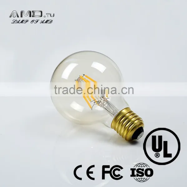 G80 G95 LED Filament Globe 6W 8W=80W Incandescent Bulb 2200-6500k CE UL E26 E27 B22 photo-3