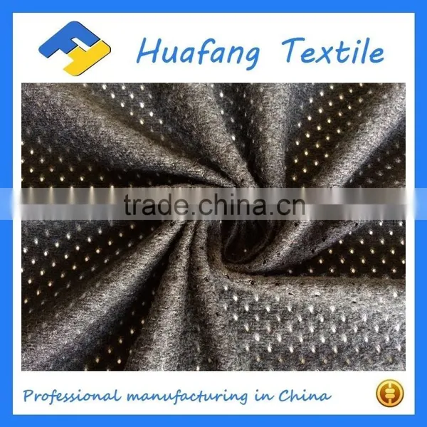 High Quality Polyester Knitted Brushed Mesh Fabric With Hole Size 1mm photo-3