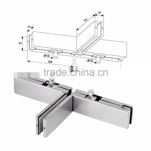 Preferential Price Glass Clamp Hardware Door Suspension Balustrade Fittings photo-3