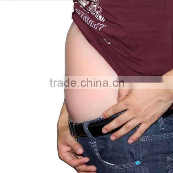 1000/piece Silicone Artificial Belly Real-touching and Natural Looking Fake Belly