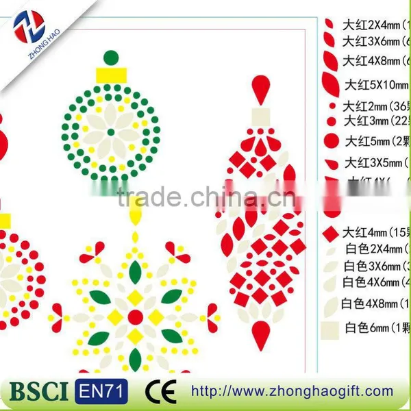 DIY Present Shape Crystal Sticker Design photo-3