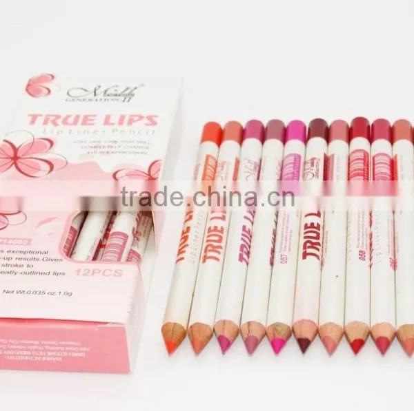 Menow P14002 Waterproof Lip Liner Pencil Women's Professional Long Lasting Lipliner 12pcs/set photo-5