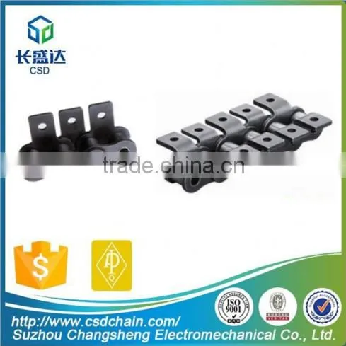 CSD,24A Professional Strong Tensile Durable Short Pitch Steel Drive Chain With Attachments A1,A2,K1,K2
