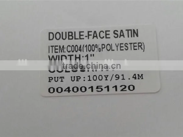 Wholesale 100% Polyester 1 Inch Double Face Ribbon Satin, Double Side Satin Ribbon photo-2
