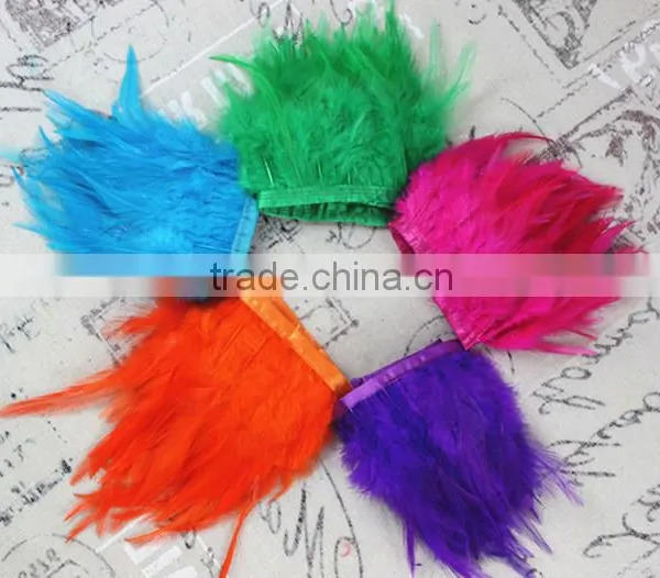 Colorful Feather Fringe Trim for Decoration/DIY photo-2