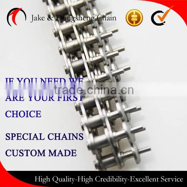Sus304 Special Custome Made Conveyor Chains With Round Attachments and Long Pins photo-3