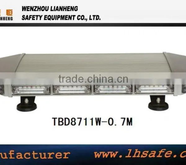 Magnetic Mount LED Mini Lightbar/Emergency Hazard Warning Amber LED Mini Lightbar TBD8711W-0.7M photo-2