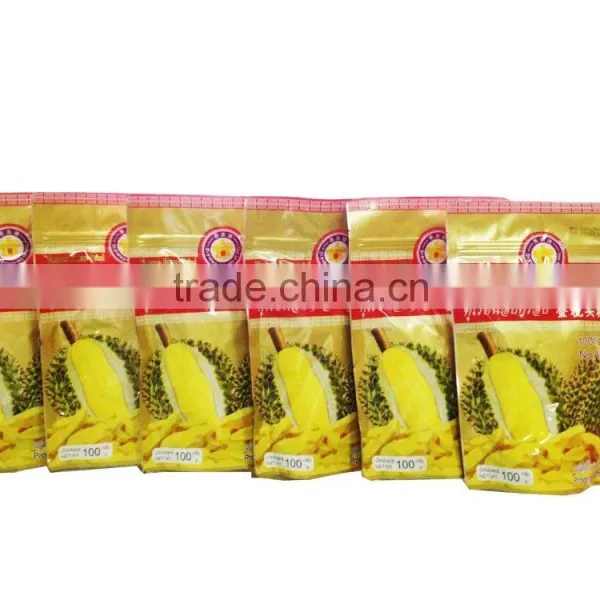 Vacuum Freeze Dried Durian Retail Pack HACCP , ISO 22000 , KOSHER , HALAL and GMP Certifie photo-2