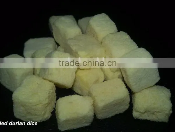 Thai Durian Diced Freeze Dried From Thailand Certified HACCP, ISO 22000 , GMP, HALAL and KOSHER photo-2