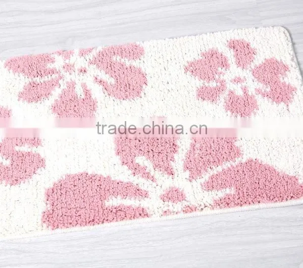 Mircofiber Soft Bathroom Water-absorbent Mat Anti-skid Rug photo-3