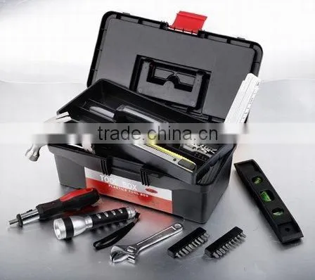 37pcs Complete Household Hand Tools Kit Set in Portable Plastic Tool Case photo-2