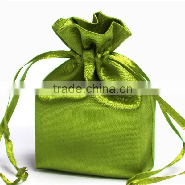 High Quality Satin Hair Extensions Bags With Sliding Ribbon photo-3