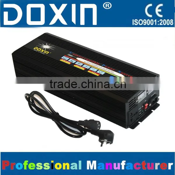 2000Watt Output 12V DC to AC 110V / 220V Modified Sine Wave UPS Inverter With Battery Charger photo-2