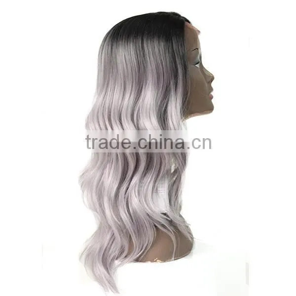 New Arrival 200g Fashion Synthetic Wig Lace Front Wig for Woman photo-4