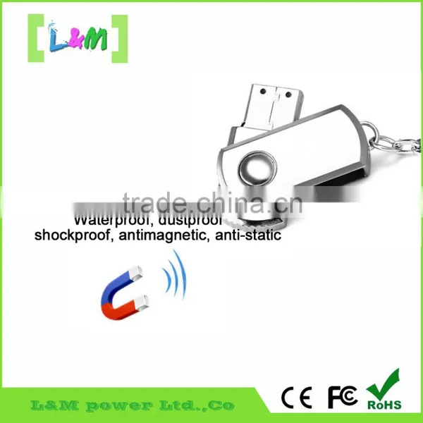 Metal Swivel Usb Flash Drive 128gb photo-3