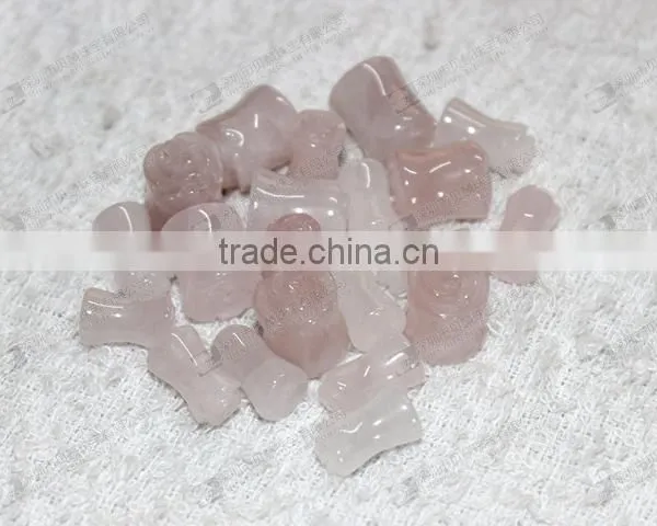 Wholesale Rose Quartz Ear Plugs,gemstone Body Piercing Jewelry photo-2